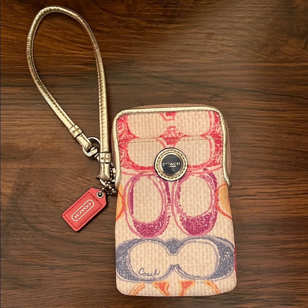 Coach Red and Orange Phone Case